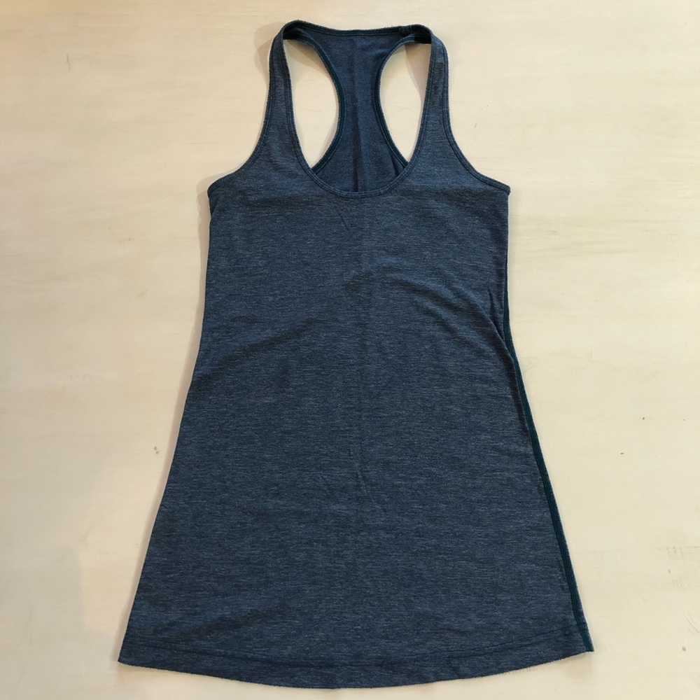 Lululemon women’s blue razor back tank top